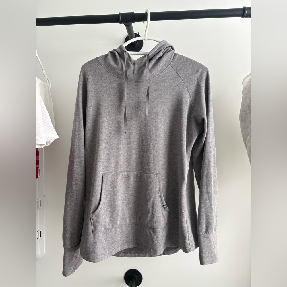 Free Fly Heather Gray Lightweight Fleece Bamboo Hoodie Pullover, Beach, Fishing
